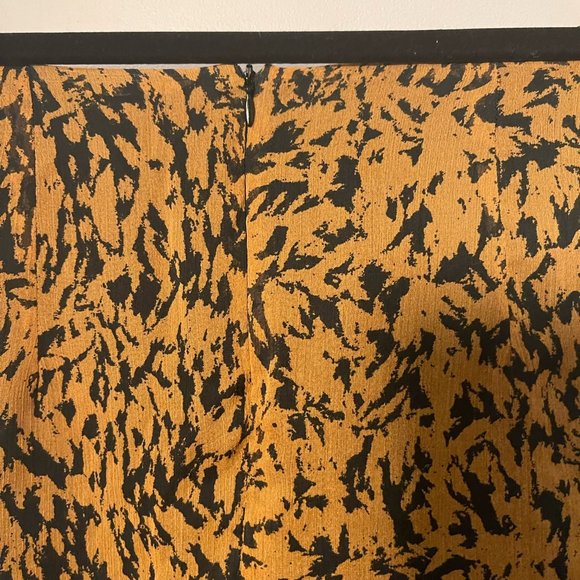 Zara Patterned Wrap Knot Mini Skirt - Small - Picture 8 of 16